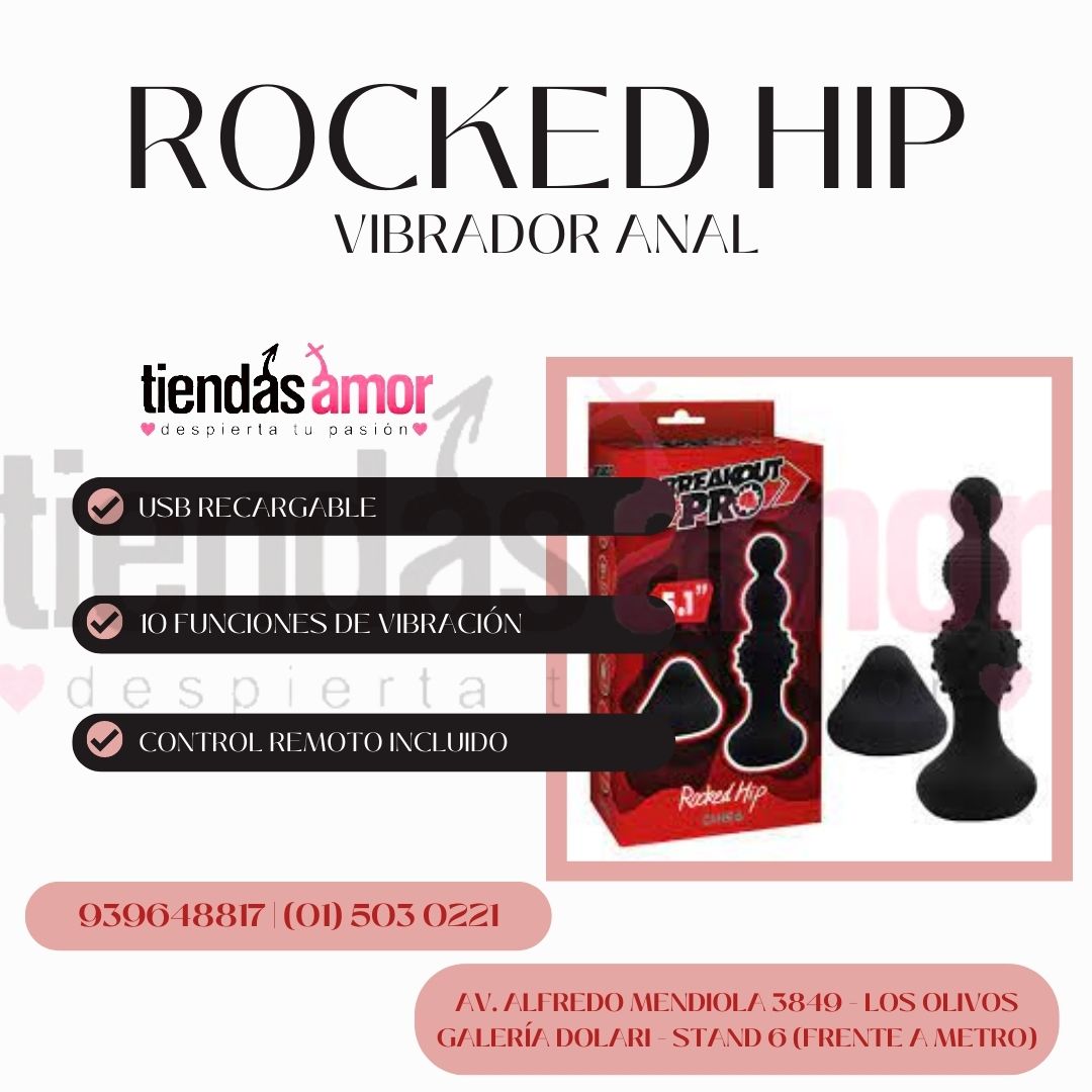 Vibrador Rocked Hip Vibrador Anal